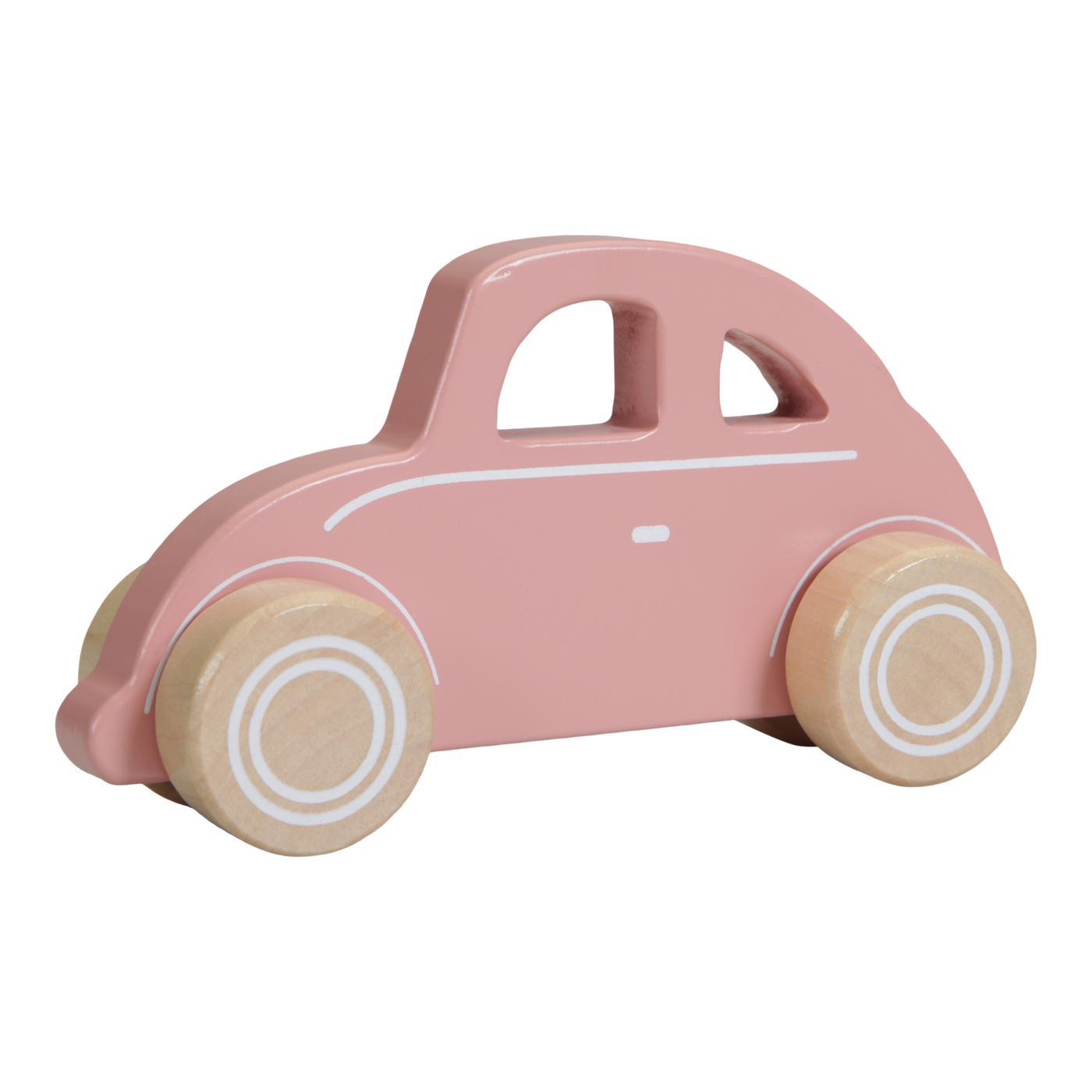 Little Dutch Wooden Pink Car