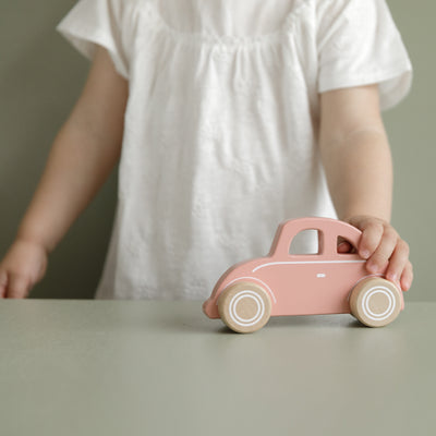 Little Dutch Wooden Pink Car