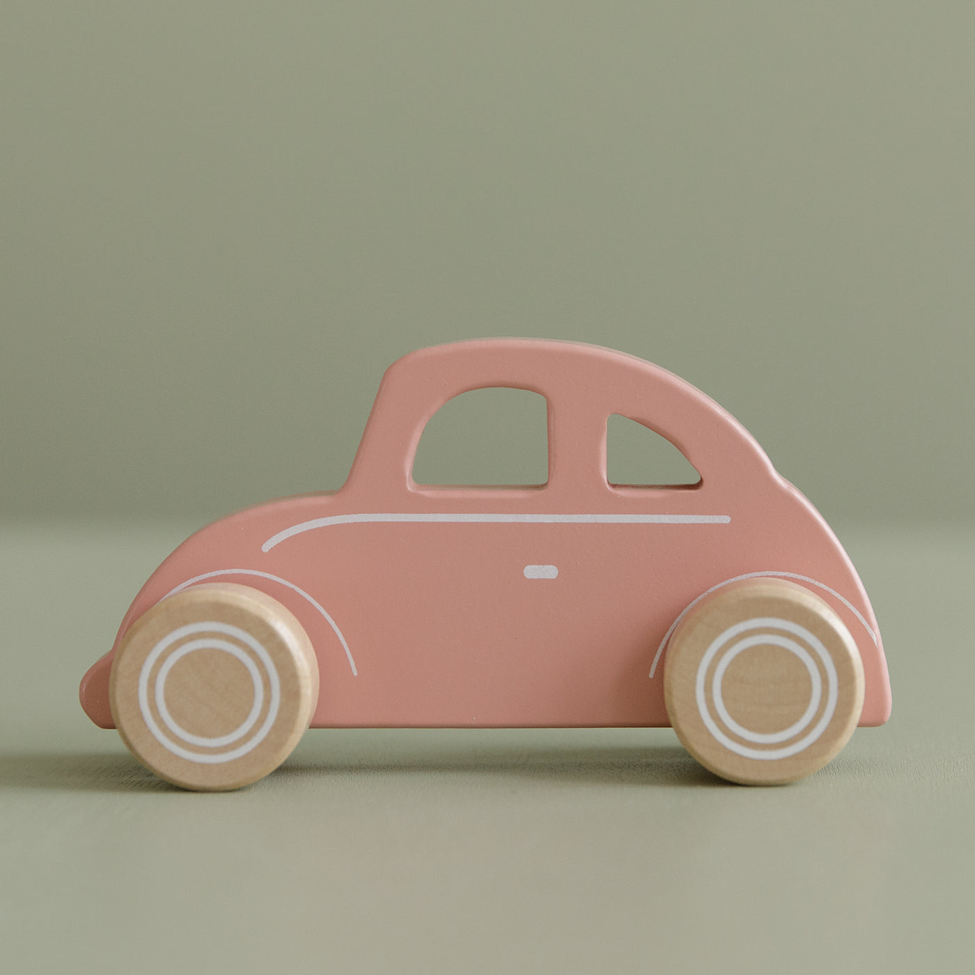 Little Dutch Wooden Pink Car