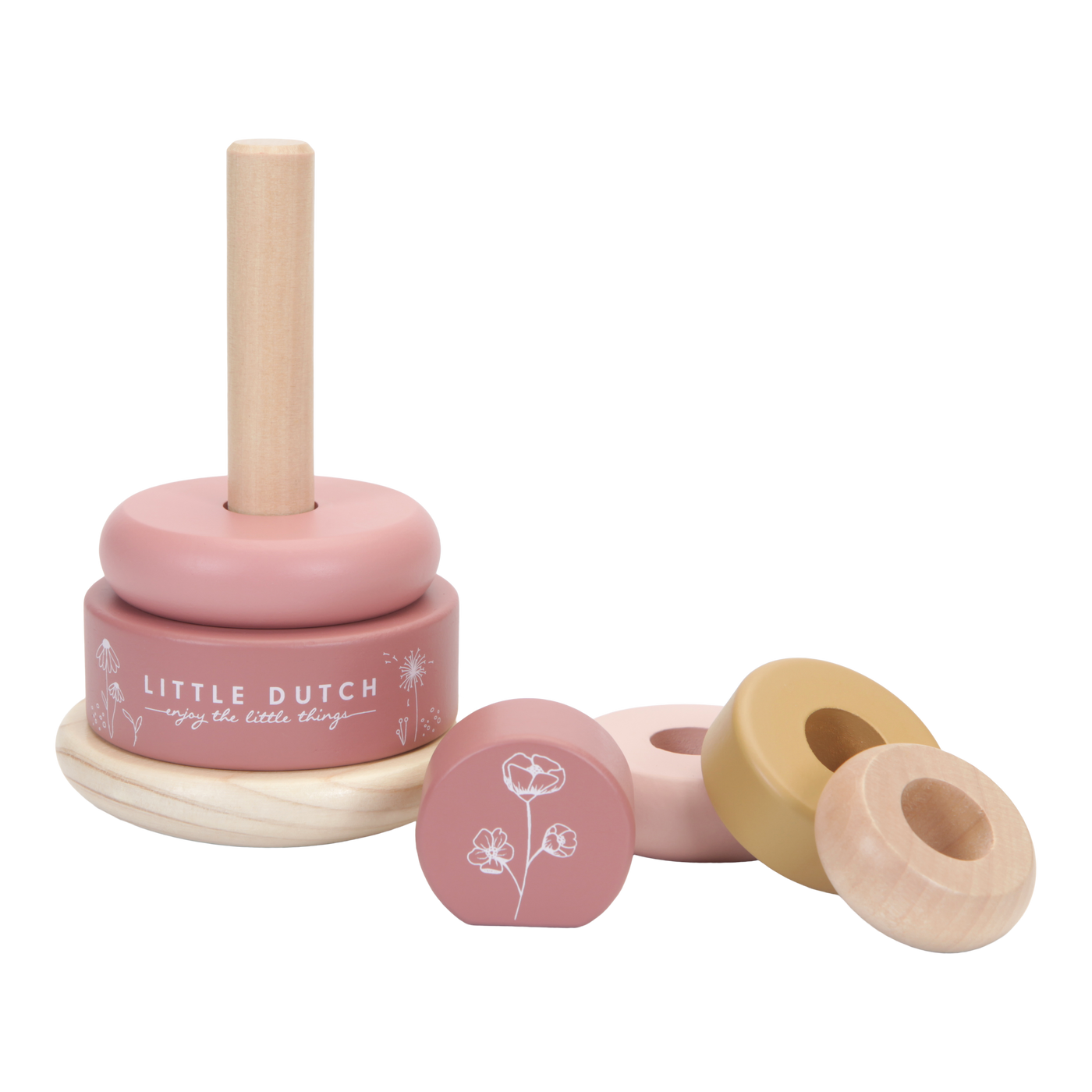Little Dutch Rocking Ring Stacker Pink