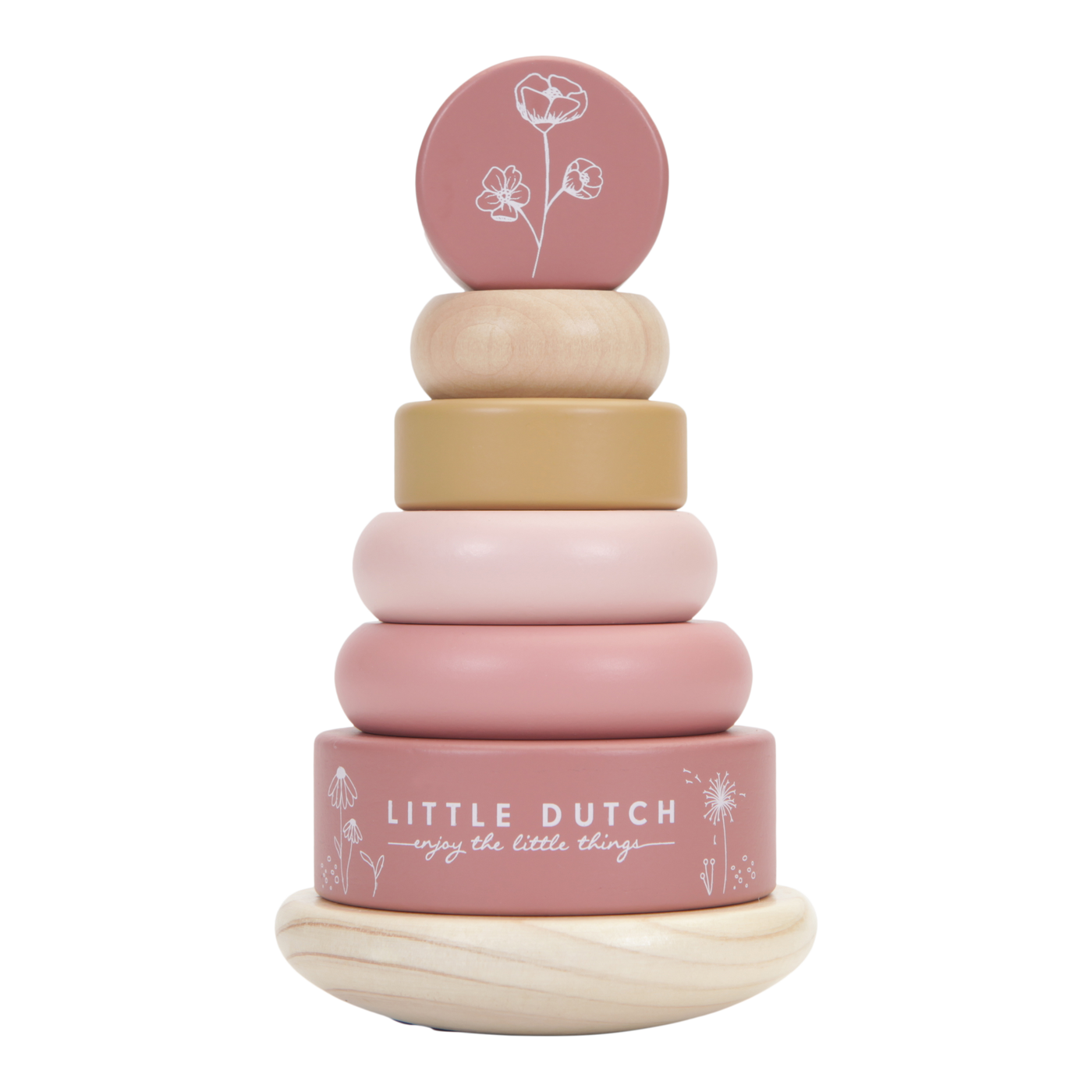 Little Dutch Rocking Ring Stacker Pink