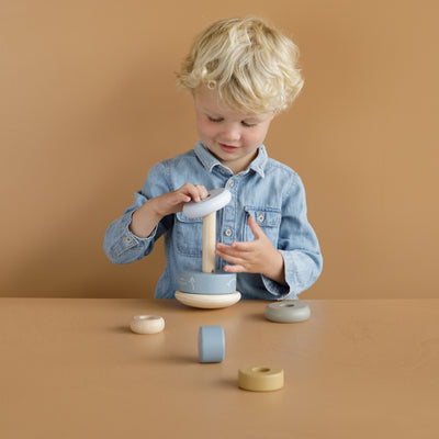 Little Dutch Ring Stacker Blue