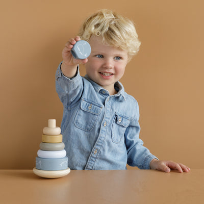 Little Dutch Ring Stacker Blue