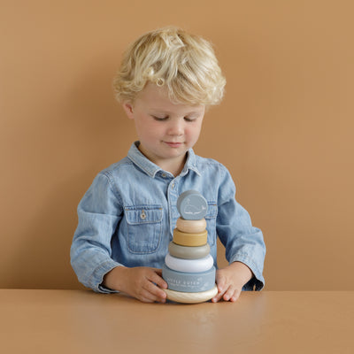 Little Dutch Ring Stacker Blue