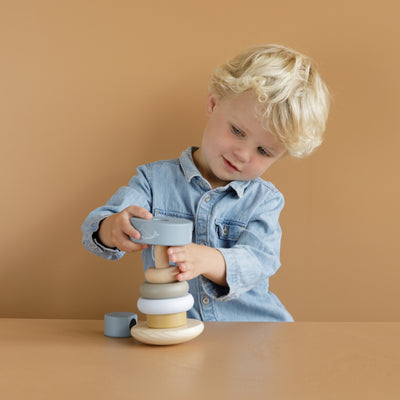 Little Dutch Ring Stacker Blue