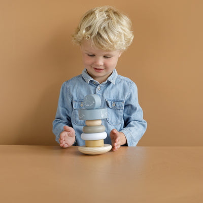 Little Dutch Ring Stacker Blue