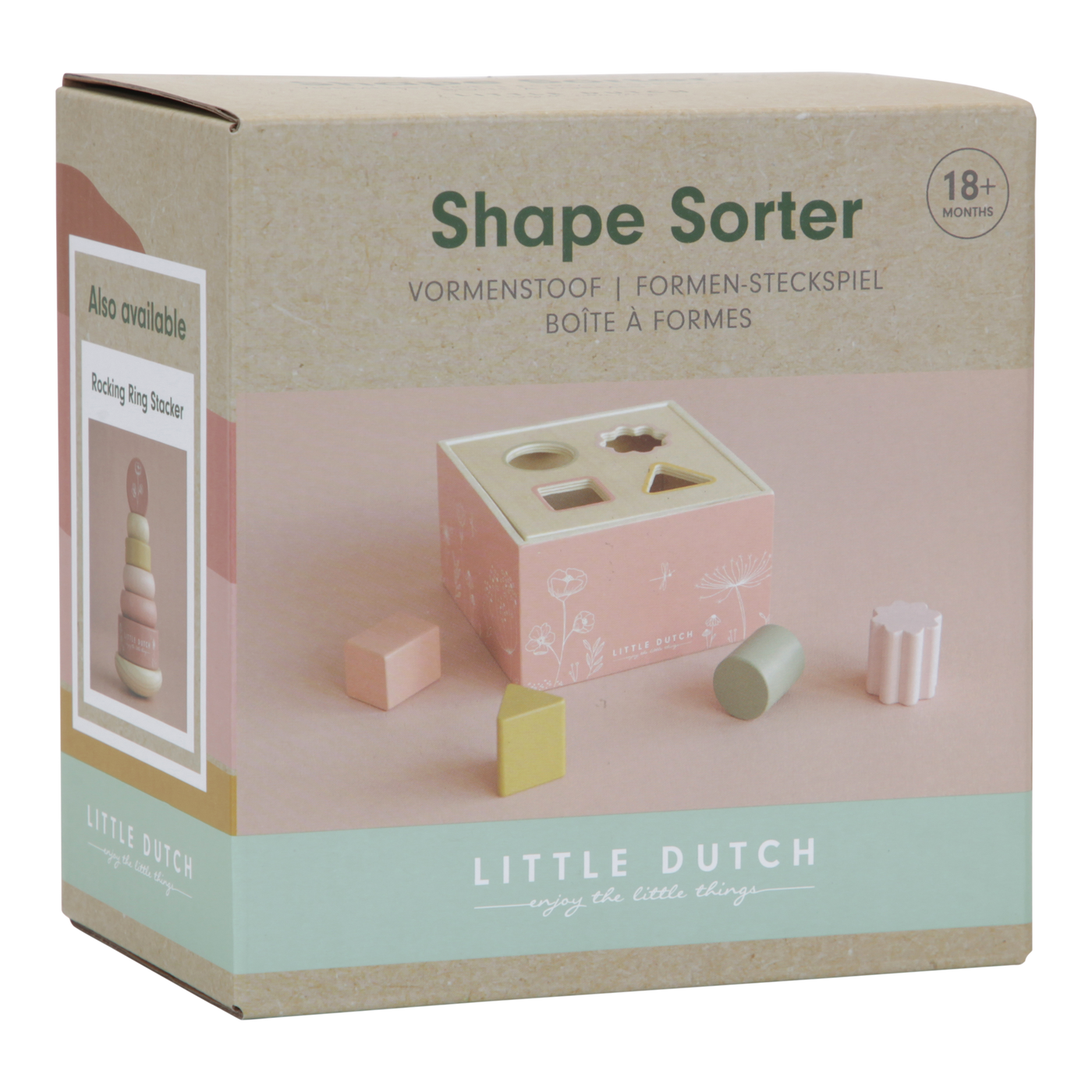 Little Dutch Shape Sorter Pink