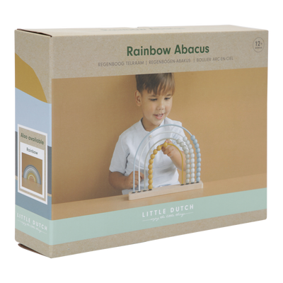 Little Dutch Rainbow Abacus Blue