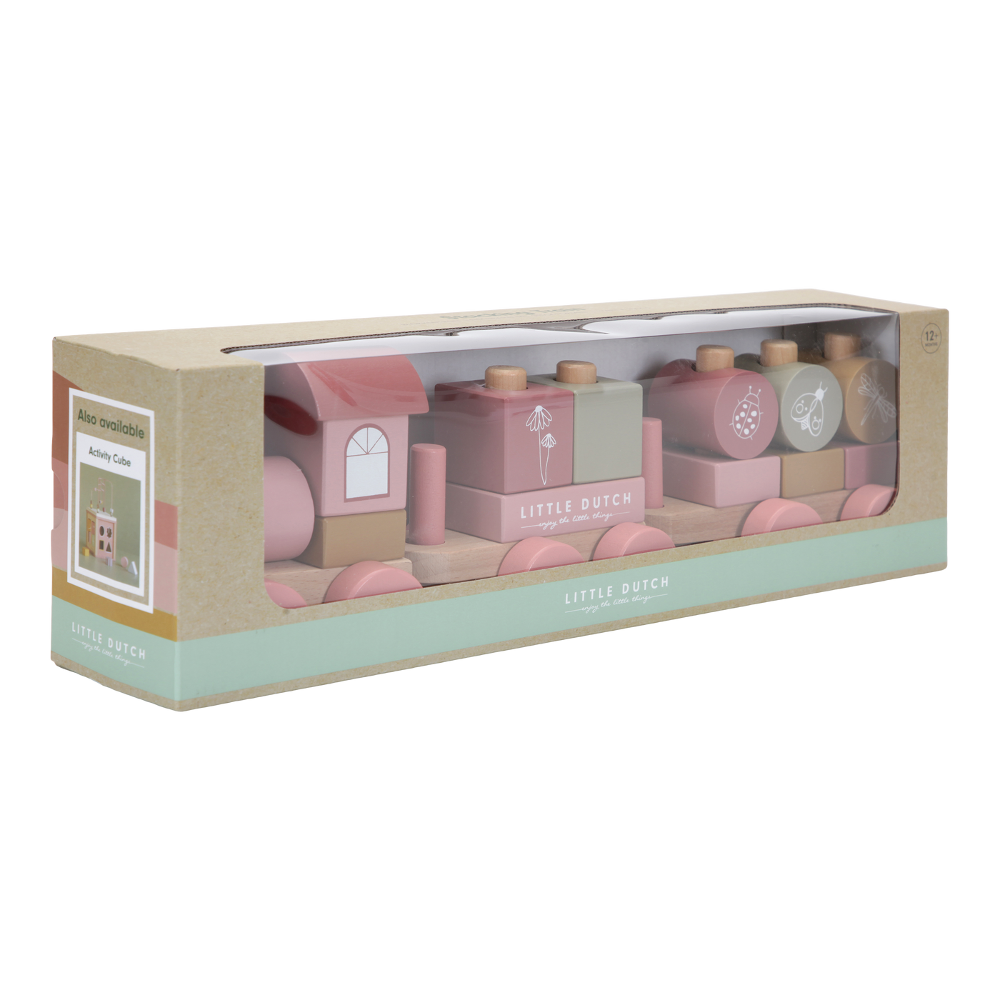 Little Dutch Wooden Stacking Train Flowers