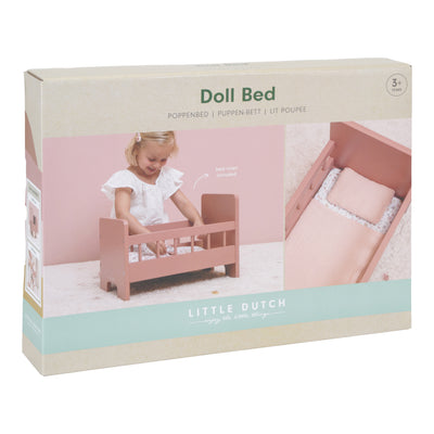 Little Dutch Wooden Doll Cot Bed