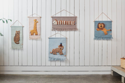 OYOY Jumping Lion Wall Hanging
