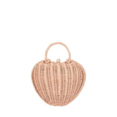 Olli Ella Rattan Luvya Bag Rose