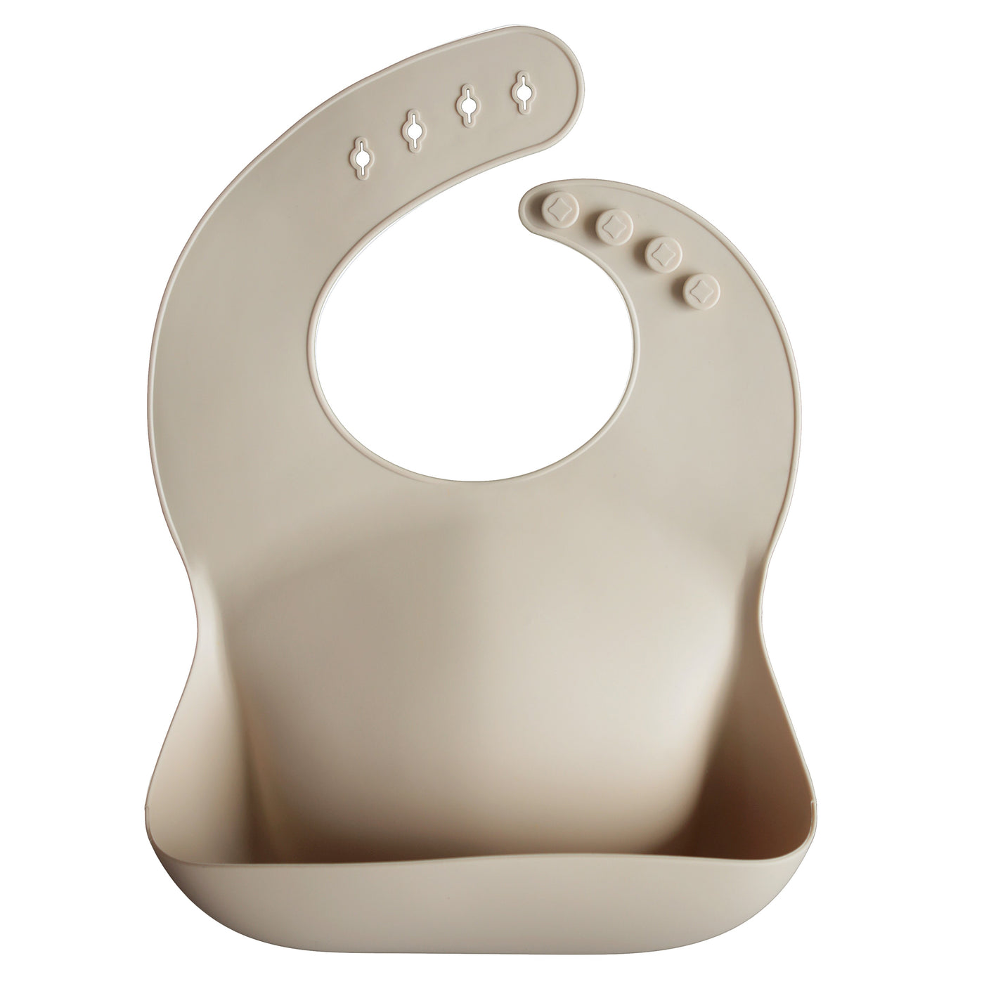 Mushie Silicone Baby Bib Shifting Sand