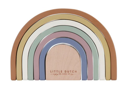 Little Dutch Wooden Rainbow Stacker Vintage