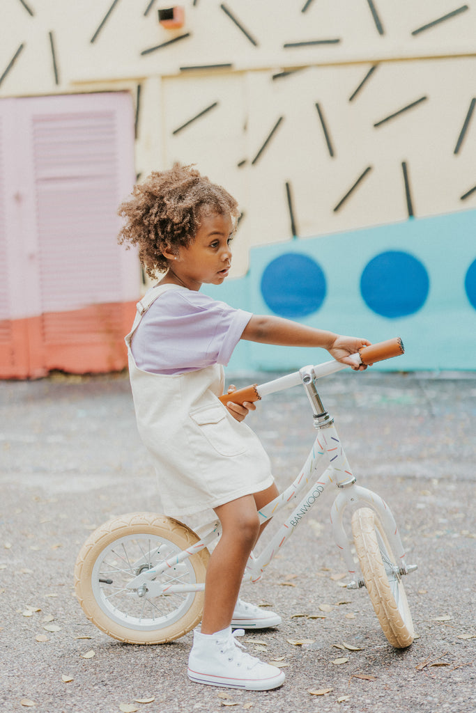 Banwood X Marest First Go Balance Bike - Allegra White