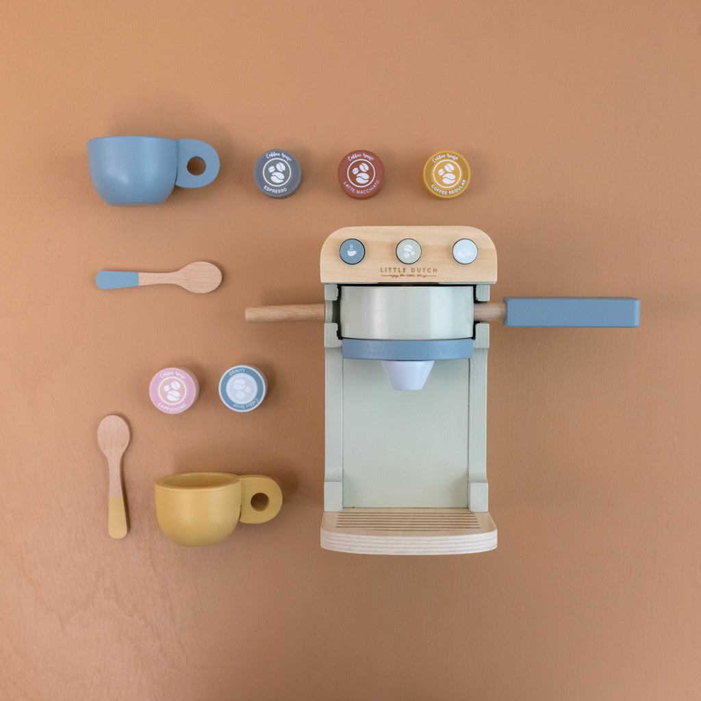 Little Dutch Wooden Coffee Machine Scandi Corner