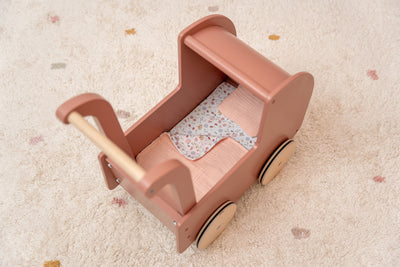 Little Dutch Wooden Doll Pram
