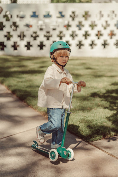 Banwood Scooter with Basket - Green