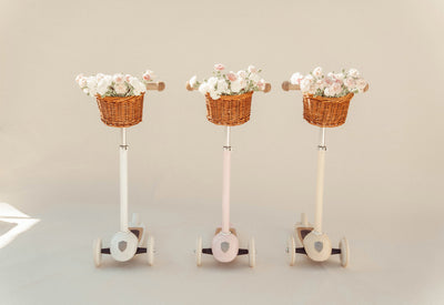 Banwood Scooter with Basket - Cream