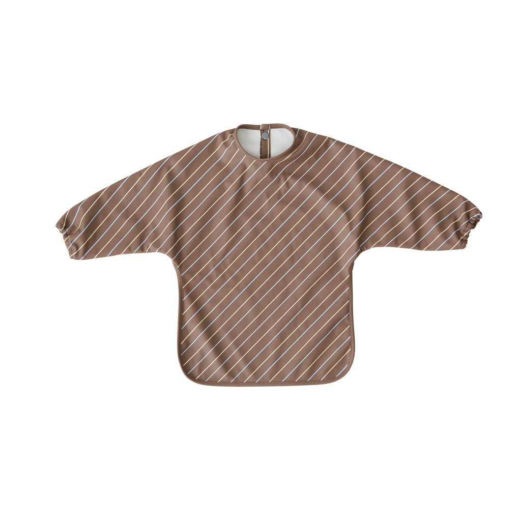 OYOY Long Sleeve Cape Bib Striped