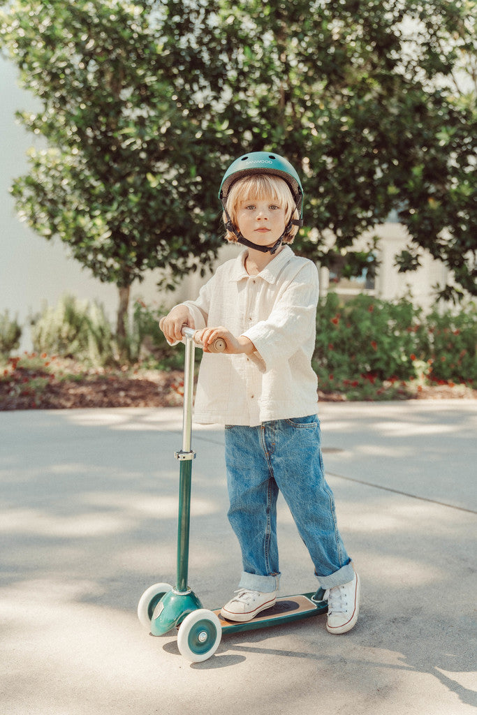 Banwood Scooter with Basket - Green