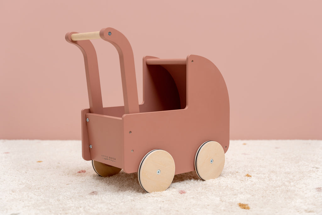 Little Dutch Wooden Doll Pram