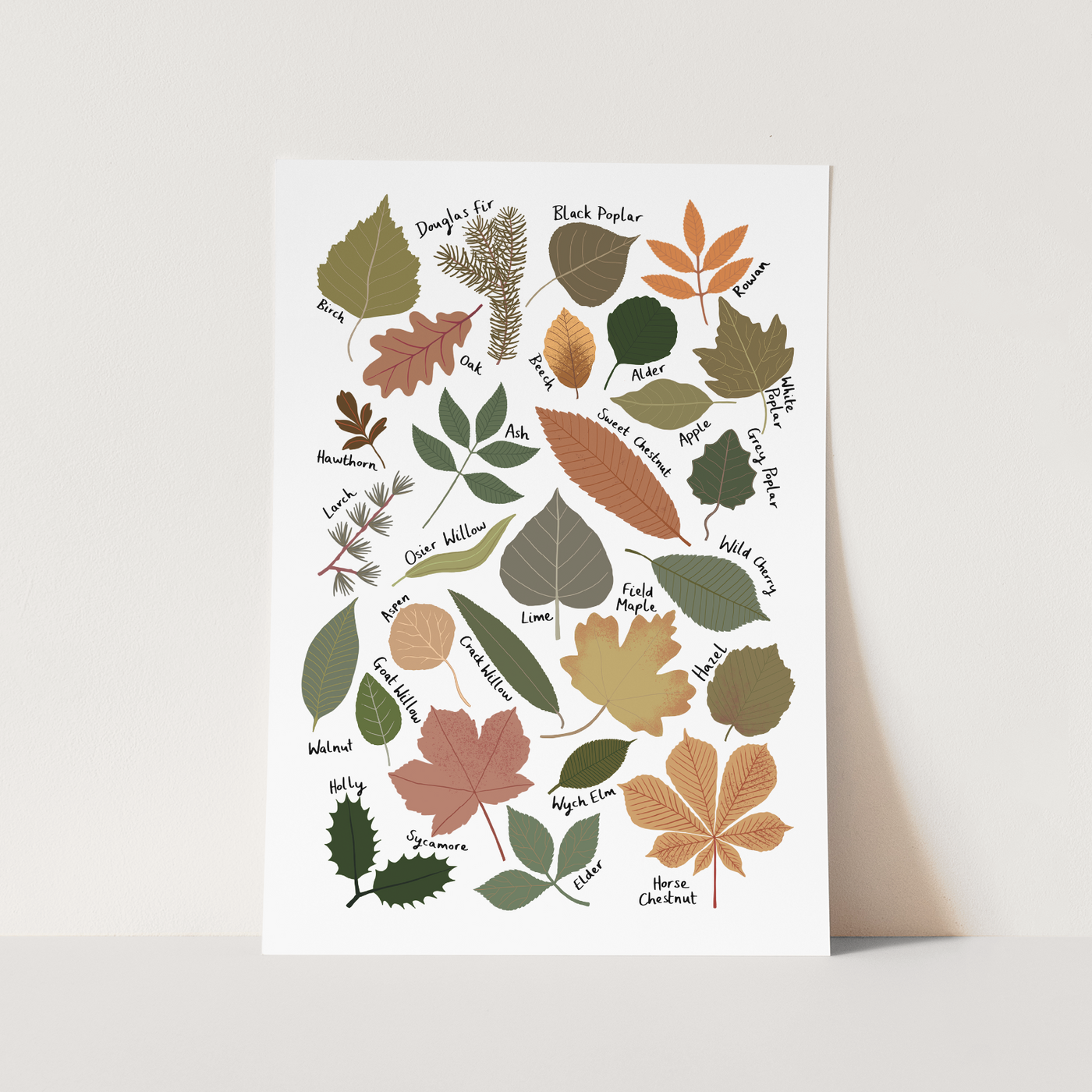 Leaf chart print