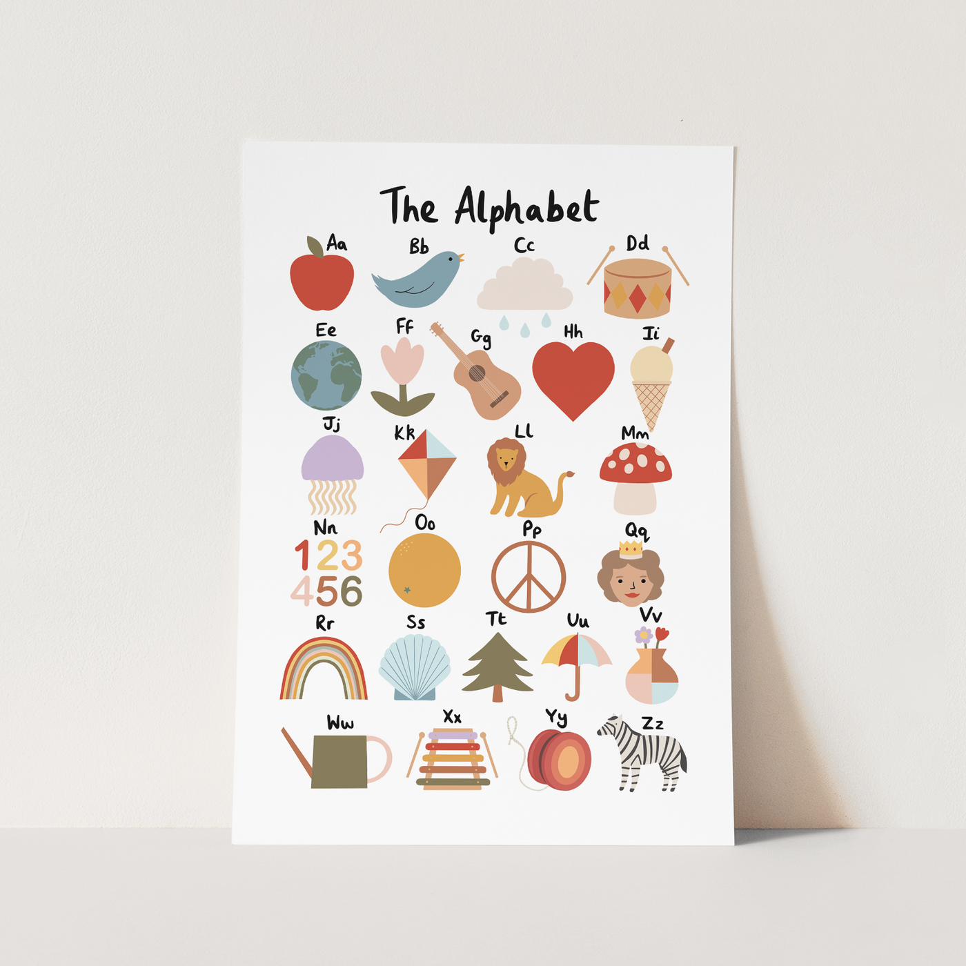 Kid Of The Village Alphabet Print