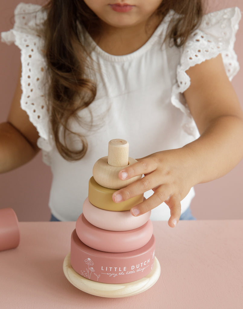 Little Dutch Rocking Ring Stacker Pink