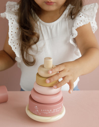 Little Dutch Rocking Ring Stacker Pink