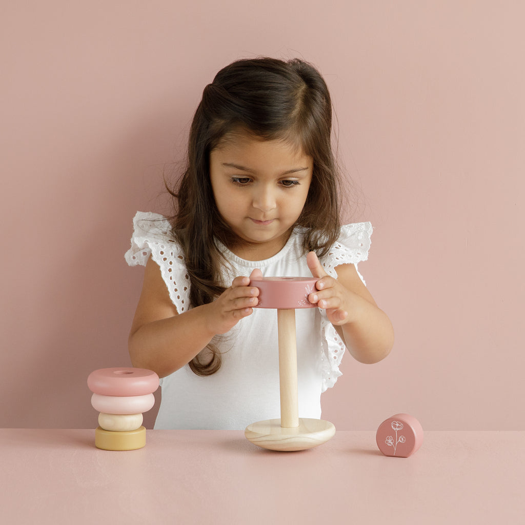 Little Dutch Rocking Ring Stacker Pink