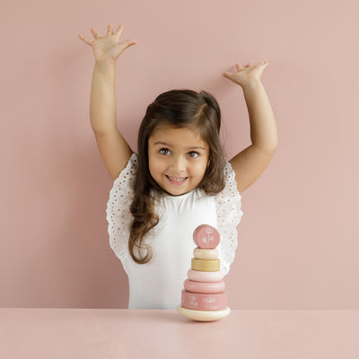 Little Dutch Rocking Ring Stacker Pink